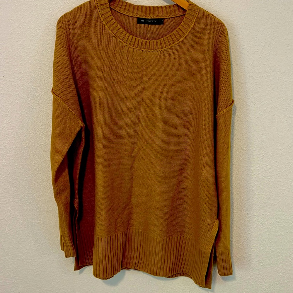 Merokeety brand tunic length sweater- size XL